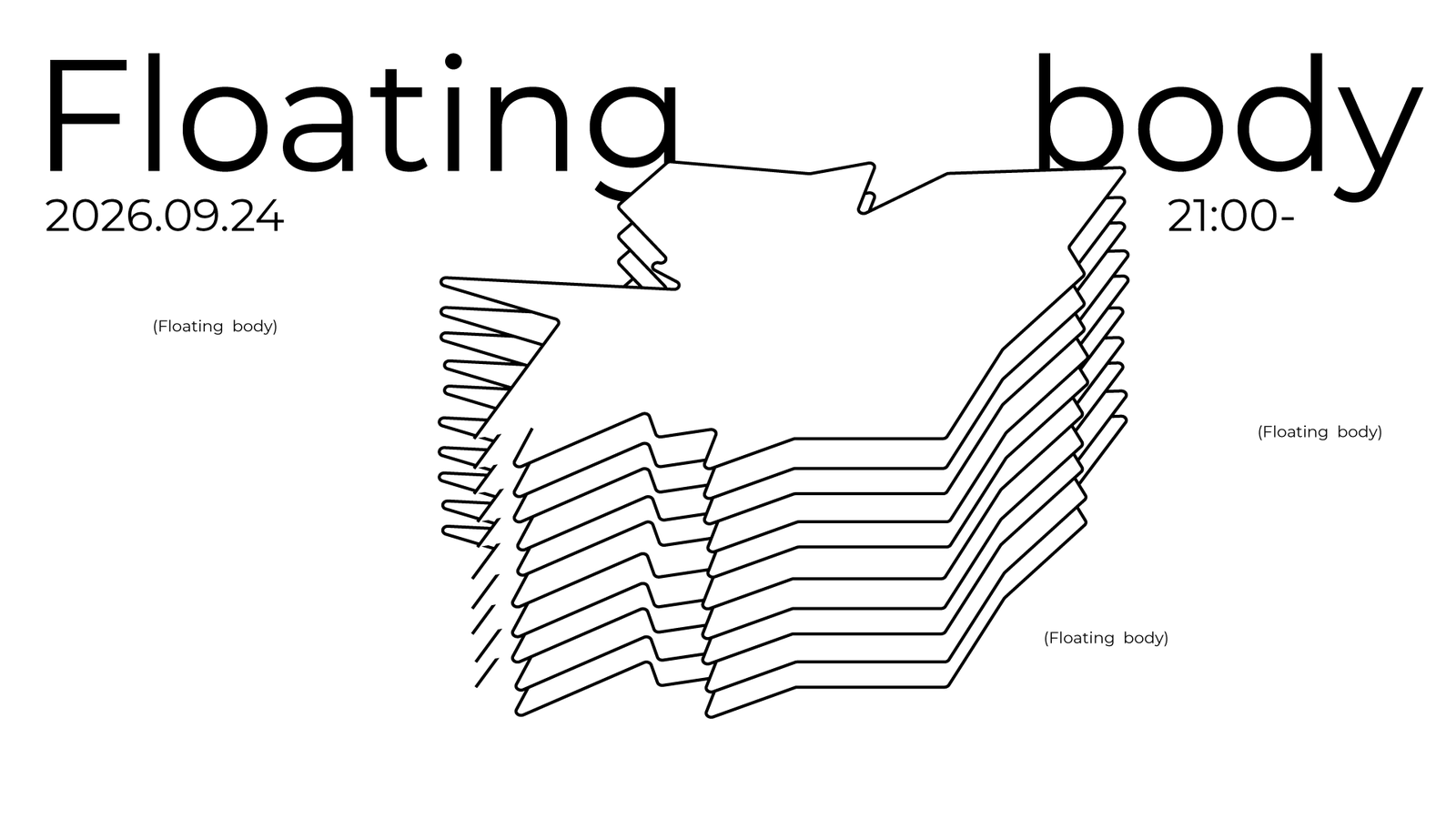 展示「Floating body」